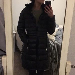 Black Puff Jacket Trench